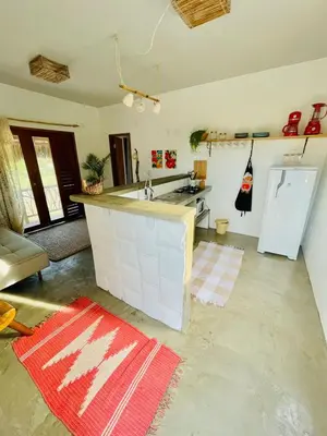 A cozinha ou kitchenette de Villa Yvytu - Praia do Preá