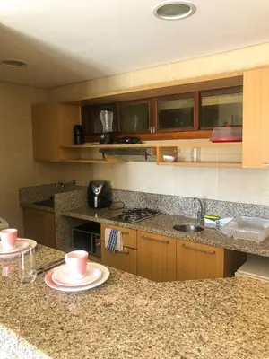 A cozinha ou kitchenette de Kariri Beach - 207 - Praia do Cumbuco, Caucaia