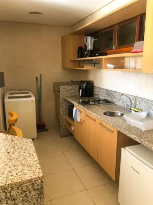 A cozinha ou kitchenette de Kariri Beach - 207 - Praia do Cumbuco, Caucaia