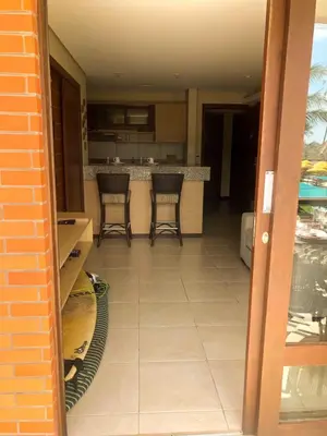 A cozinha ou kitchenette de Kariri Beach - 207 - Praia do Cumbuco, Caucaia
