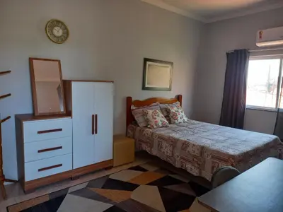 Uma cama ou camas num quarto em Hostel Horizonte Ceará