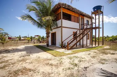 O edifício onde a casa de férias está situado