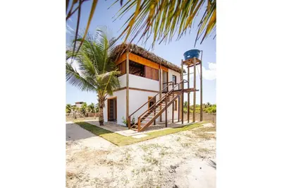 O edifício onde a casa de férias está situado