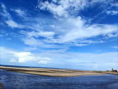 Paisagem natural perto da casa de férias