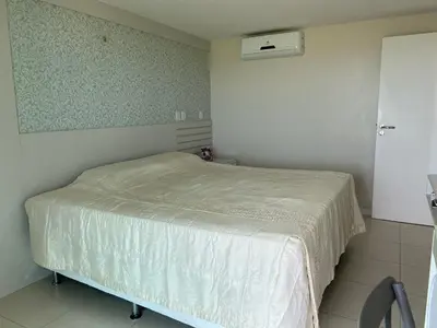 Uma cama ou camas num quarto em Conforto e Lazer no Golf Ville Resort Alto Padrão