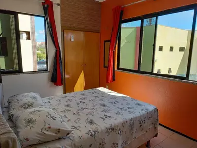 Uma cama ou camas num quarto em Localização privilegiada, muito próximo do BEACH PARK
