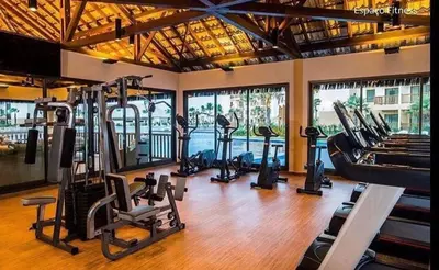 O centro de fitness e/ou as comodidades de fitness de Cumbuco - VGSun Apartment 402