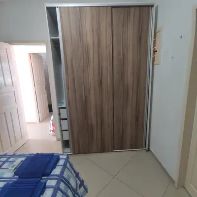 Uma cama ou camas num quarto em Casa Germania
