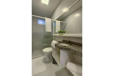 Uma casa de banho em Beach Townhouses #C7 - Com jacuzzi by Carpediem
