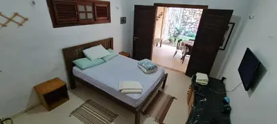 Uma cama ou camas num quarto em Casa na serra a 10 min de Guaramiranga! Ótima para descanso com conforto e para turismo!