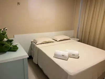 Uma cama ou camas num quarto em Manhattan Beach Riviera