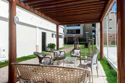 O edifício onde o apartamento está situado