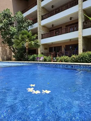 A piscina em ou perto de Apartamento pé na areia Cumbuco