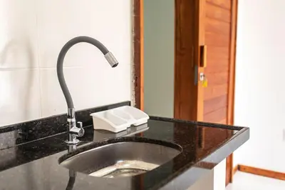 A planta de Shekna Flat com Wi-Fi na Praia Pontal de Maceio CE