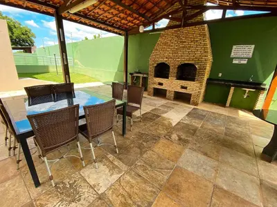 Um pátio ou outra área exterior em Lindo Apto no Cumbuco por Be My Guest