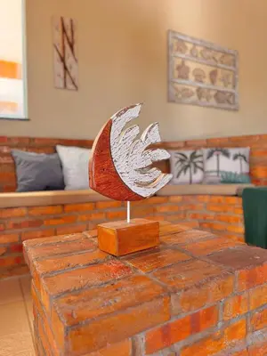 Uma área de estar em Casa du Vento