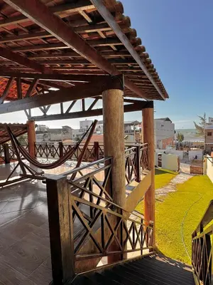 Uma varanda ou terraço em Casa du Vento