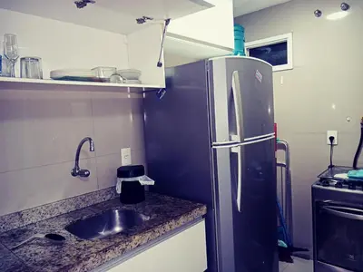 A cozinha ou kitchenette de Temporada VGFUN CONFORT UNICO