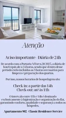 Uma cama ou camas num quarto em Classic Residence Ap 902