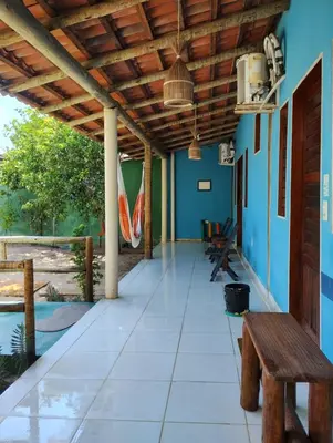 A planta de Solar da Praia Kitesurf House
