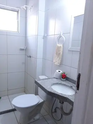 Uma casa de banho em Cantinho arretado da Peste - Apartamento