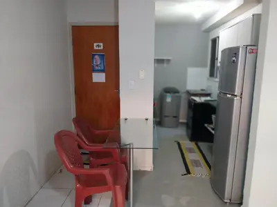 A cozinha ou kitchenette de Apartamento Caucaia-CE, próximo á praia de Cumbuco