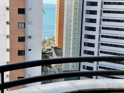 A planta de Lindo Flat próximo a beira mar de Meireles Fortaleza