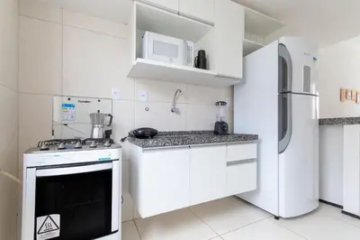 A cozinha ou kitchenette de Beach Townhouses #C12 - Tríplex por Carpediem