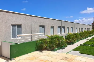 O edifício onde a casa de férias está situado