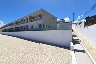 O edifício onde a casa de férias está situado
