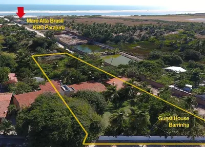 A planta de GUEST HOUSE PARAJURU