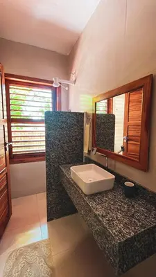 Uma casa de banho em Pousada Casa de Hóspedes
