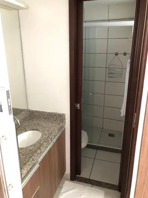 Uma casa de banho em APART HOTEL BEACH CLASS FORTALEZA!