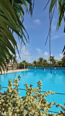 A piscina em ou perto de Apartamento Aluguel Morro Branco.
