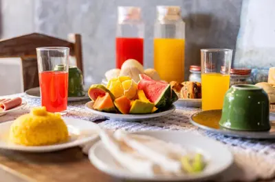 Refeições na casa de hóspedes ou nas proximidades
