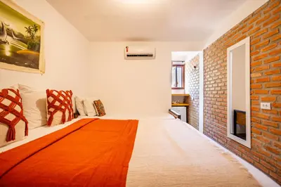 Uma cama ou camas num quarto em Ksa Zen Jeri