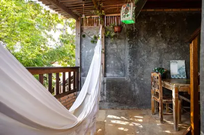Uma varanda ou terraço em Ksa Zen Jeri