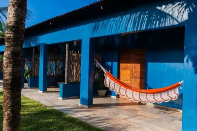 O edifício onde a casa de hóspedes está situado