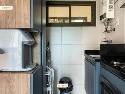 A cozinha ou kitchenette de Lindo térreo ao lado da piscina no VG Sun Cumbuco