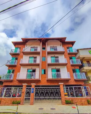 O edifício onde o aparthotel está situado