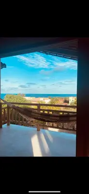 Uma varanda ou terraço em Loft Canoa