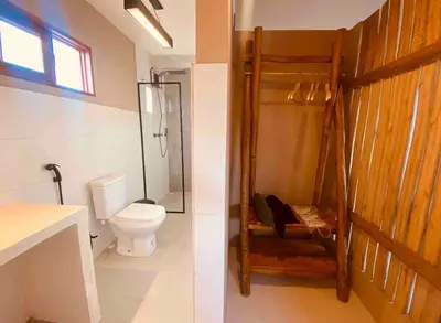 Uma casa de banho em Loft Canoa