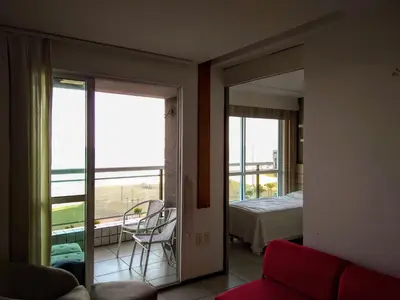 Uma área de estar em Apt.Terraços do Atlântico, Meireles, Fortaleza