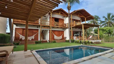 A piscina em ou perto de Vila Gará Kite House - Ilha do Guajiru