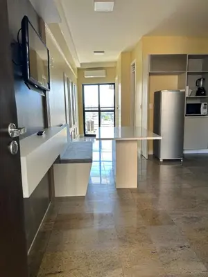 A cozinha ou kitchenette de Flat avenida abolição 2323 apto 1404