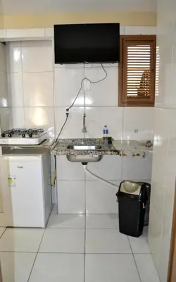 A cozinha ou kitchenette de Iracema Praia Flats