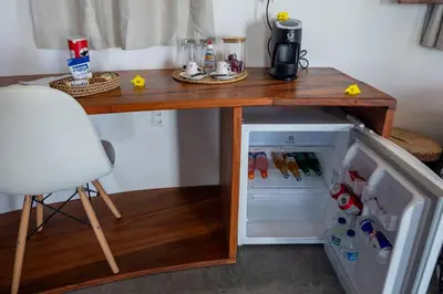 A cozinha ou kitchenette de VentoVinte Beach Club