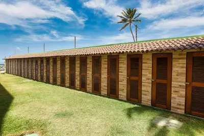 O edifício onde o aparthotel está situado