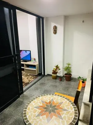Uma televisão e/ou sistema de entretenimento em Flat Meireles Vista Mar