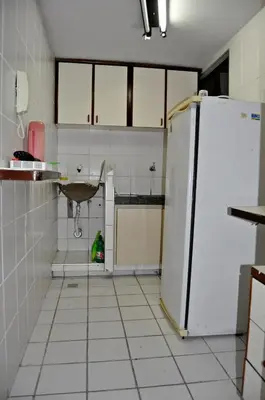 A cozinha ou kitchenette de Fortaleza Flat Executivo